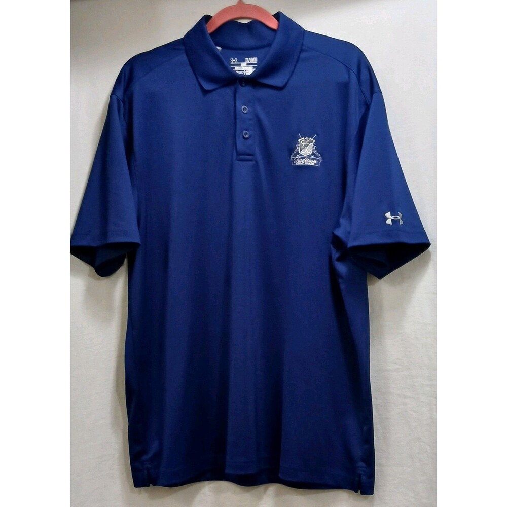 Under Armour LoosePolo XL Men's Blue Tradition Golf Club Embroidered Heatgear XL